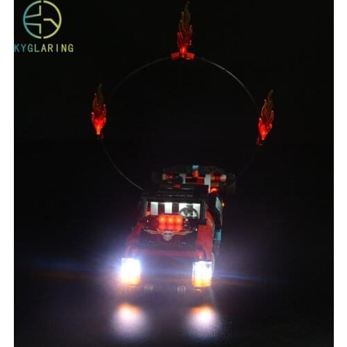 Kyglaring Led Lighting Set DIY Toys For Technic 42106 Stunt Show Truck & Bike (Not Included Building Blocks)