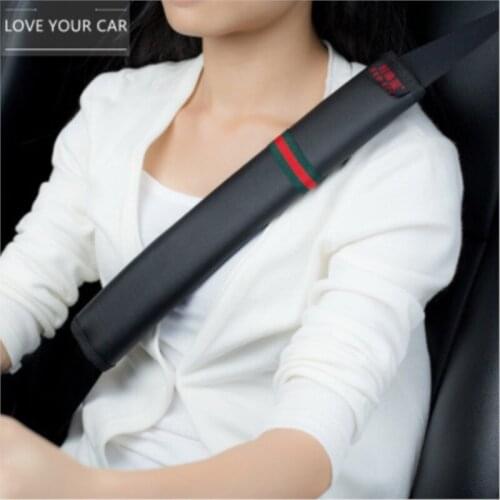 Car interior decoration products Car seat belt shoulder cover lengthened a pair of car seat belt cover safety belt protection