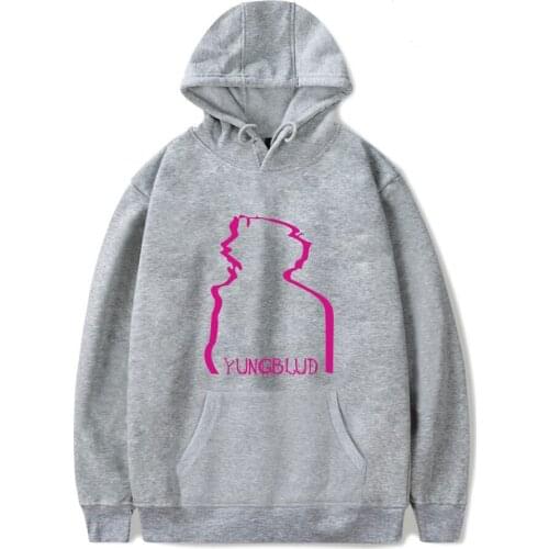 New Singer YUNGBLUD Sweatshirt Women Oversize Vintage Hoodies Streetwear Popular Fashion Hoodie Harajuku Casual Tracksuit Tops