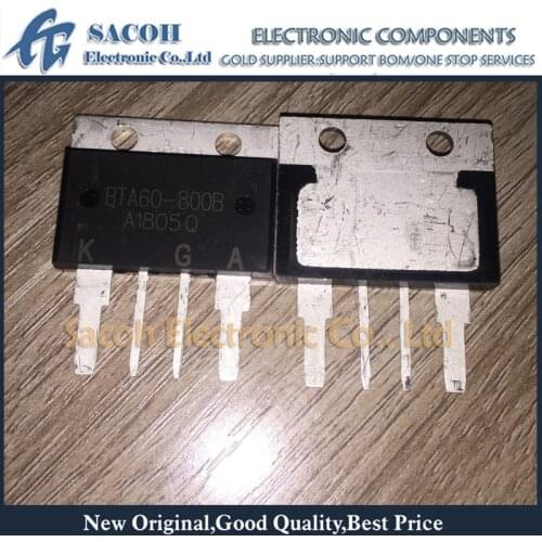 New Original 2PCS/Lot BTA60-800B BTA60-800 or BTA60-1000B or BTA60-1200B or BTA60-1600B TOP4 80A 800V Traics module