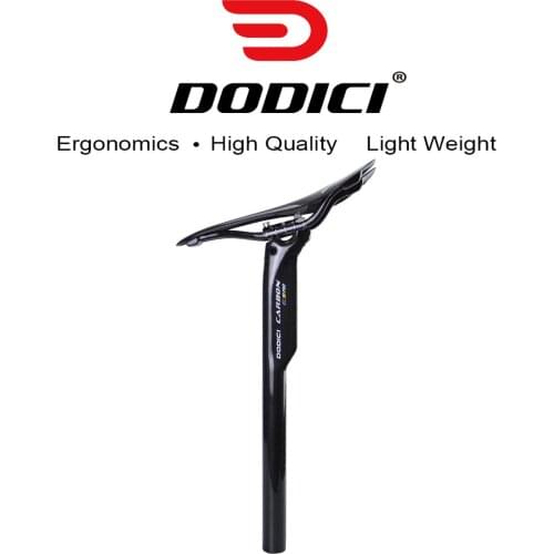 DODICI 27.2/30.8/31.6*400mm 350mm Mountain Bike Carbon Seatpost Carbon Fibre Bicycle Aero 3k Seatposts Road MTB Parts 5mm Offset