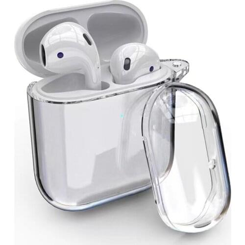 Crystal Cute Earphone Case For Apple AirPods Case Silicone Transparent Protective Cover For Airpods Pro Accessories Charging Box