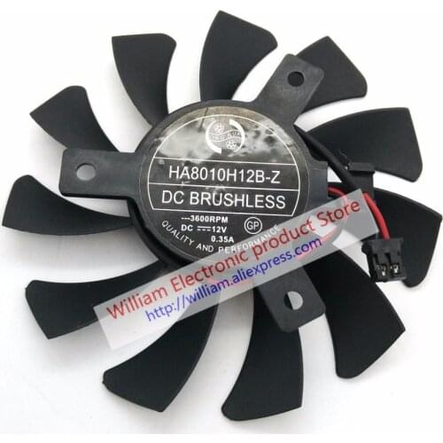 Original for MSI N740 GT740 GTX750 Graphics card cooling fan HA8010H12B-Z 12V 0.35A 3600RPM
