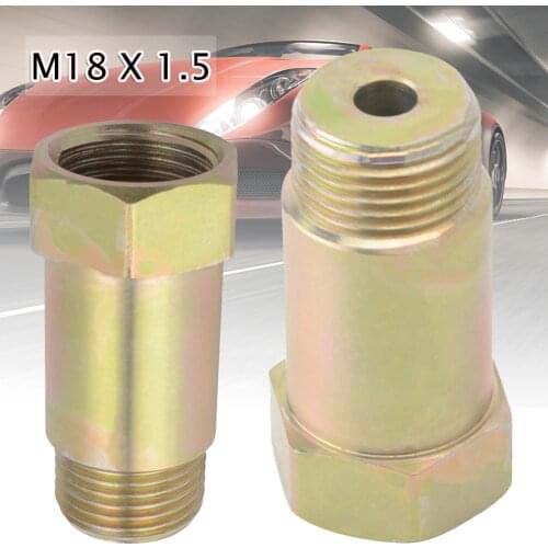 Top O2 Oxygen Sensor Bung Test Pipe Extension Extender M18x1.5 Oxygen Sensor Adapter Universal Car Part