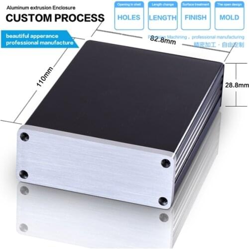 82.8*28.8*110 High quality sheet metal enclosure/Metal Aluminium sheet metal fabrication sheet enclosure box
