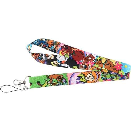 ZF2117 1pcs High Quality Cartoon Key Chain Lanyard Gifts For Child Students Friends Phone USB Badge Holder Necklace