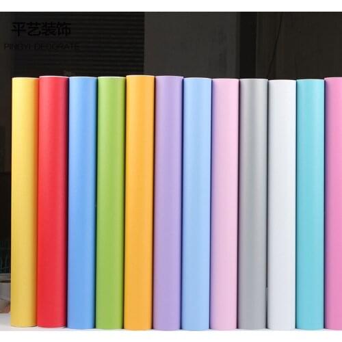 1/3/5 Meter Wallpaper Waterproof Resistant to Scrub Vinyl Self Adhesive Contact Paper Removable Wall Decoration Sticker