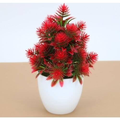 1PC Artificial Pine Tree Monstera Persian Grass Eucalyptus Plants Bonsai Home Accessories Bedroom Living Room Decor fake Plant