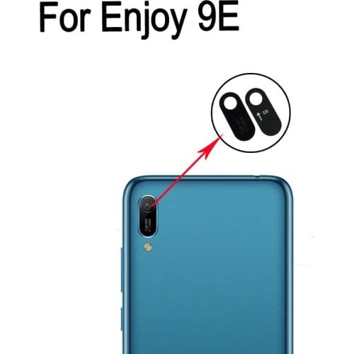 100% New For Huawei Enjoy 9E Rear Back Camera Glass Lens For Huawei Enjoy9E Repair Parts For Huawei Enjoy 9 E Replacement