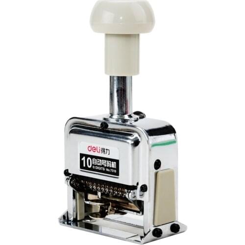 DL 7512 automatic number machine, 12 bit code machine encoder, page number printing bank seal wholesale Teaching equipment