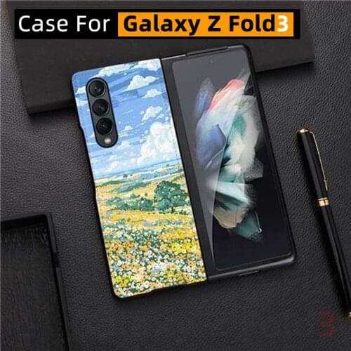 For Samsung Galaxy Z Fold3 case,Galaxy Z fold 3 case,w22 PU Case