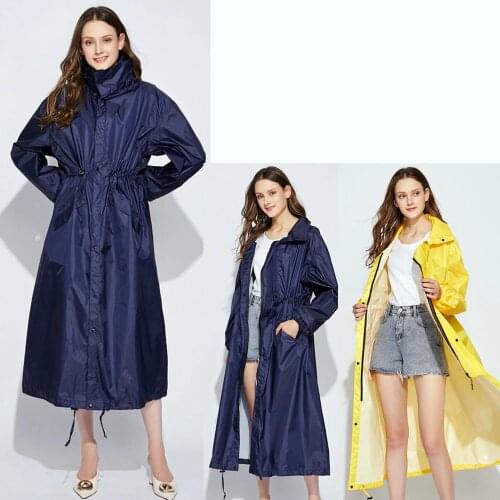 Long Raincoat Women Men Poncho Waterproof Outdoors Tour Rain Coat Poncho Jacket cloak Female Chubasqueros Impermeables Big Size