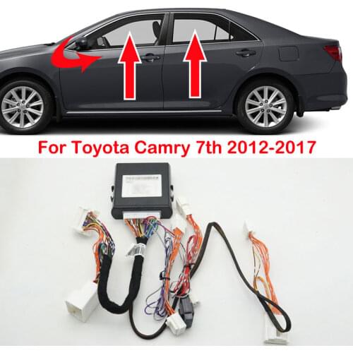 For Toyota Camry 7th 2012 - 2017 Auto Window Closer Opening + Side Mirror Folding Unfold Module Left Hand Drive Car