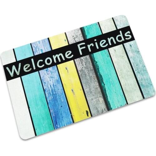 Drop shipping Wood Kitchen Floor Mat Carpet Door Mats Entrance Non-Slip Floor Rug For Living Rooms Kitchen Rug Carpet