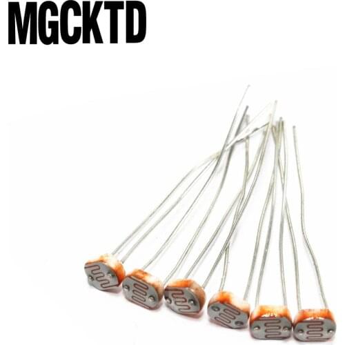 200pcs Photoresistor 5MM GL5537 LDR Photo Resistors Light-Dependent Resistor