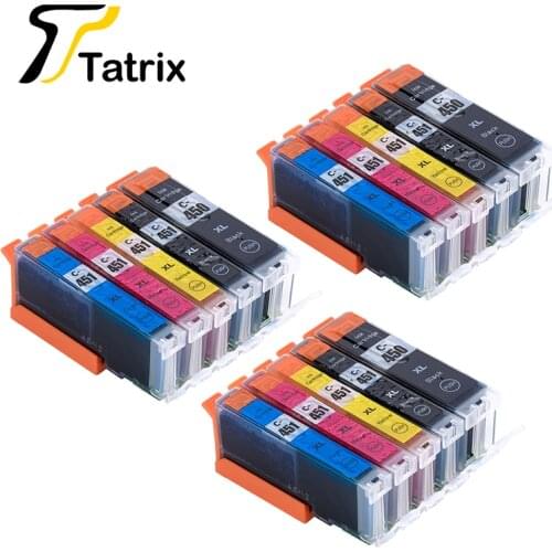 15PCS For Canon PGI450 CLI451 450 451 Compatible Ink Cartridge For Canon PIXMA MG5440/MG5540/MG6340/MG6440/MG7140 Printer