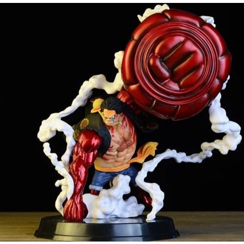 One Piece GK Super Giant Ape King Gun Fourth Gear Luffy Anime Figure Pvc Action Figure Model Decoration Luffy Figure Toy
