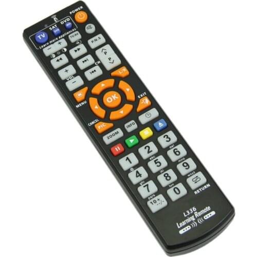 L336 IR universal intelligent controller with learning function remote control suitable for TV CBL DVD TV box VCR STR-T