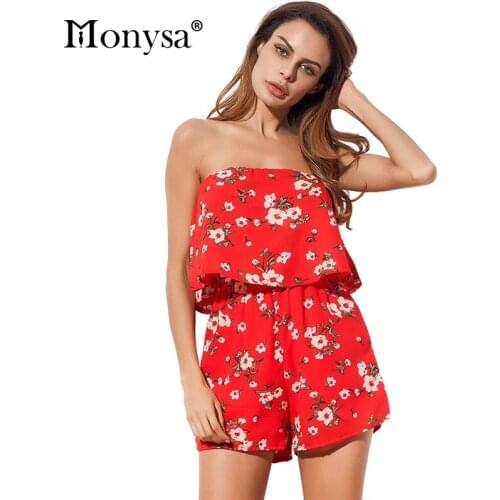 Женские летние комбинезоны Monysa China At AliExpress