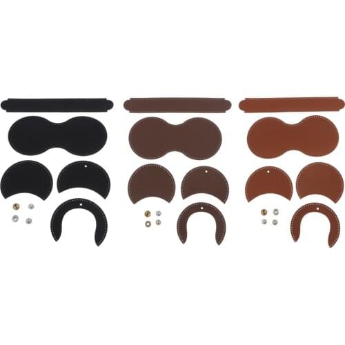 Assorted Complete Leather Coin Purse Making Set Craft Earphone Supplies