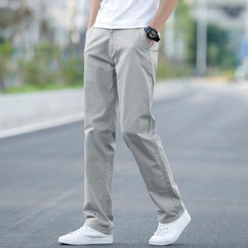 Young Men Clothing Casual Full Length Pantalon Men Trousers Pants 2020 New