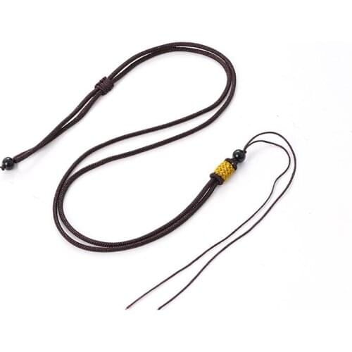 Pendant Crystal Jade Agate Amber Jadeite Adjustable Necklace Jewelry Sachet Rope Wholesale