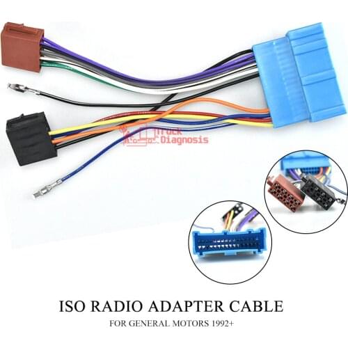 12-041 ISO standard HARNESS Radio Adapter FOR BUICK 1995-2004 CADILLAC OLDSMOBILE 1994