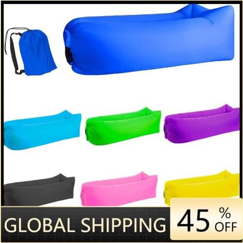 Selfree Outdoor Camping Inflatable Sofa Mat Lazy Bag 3 Season Ultralight Beach Sleeping Air Bed Lounger Sports Camping Travel