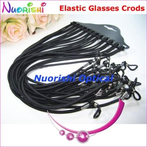 12/60/120pcs Black Elastic Flexible Sunglass Eyewear Eyeglass Glasses Cord String Lanyard free shipping L713
