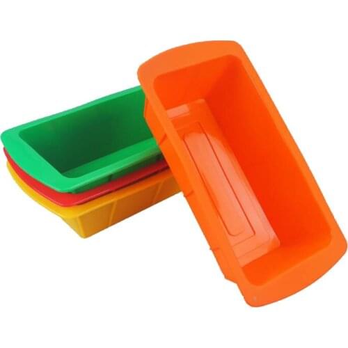 20.5CM Silicone Mold Kitchen Accessories Silicone Division of Soil Rectangular Silicone Mold Toast Box