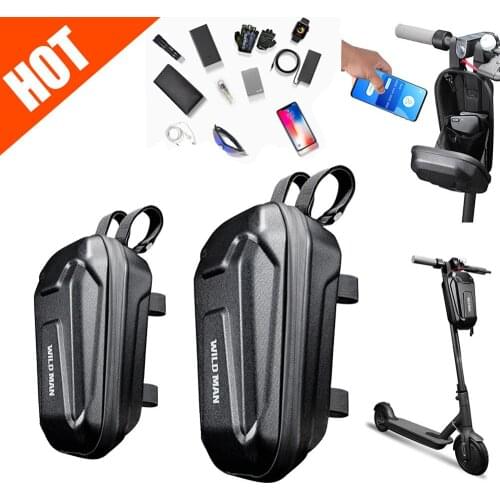 WILD MAN Electric Scooter Hangs Bag for Xiaomi M365 Universal Electric Scooter EVA Hard Shell for Xiaomi M365 ES1 ES2 ES3 ES4