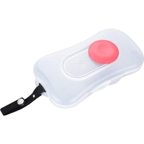 Baby Wet Wipe Pouch Wipes Holder Case Flip Cover Snap-Strap Reusable Refillable Wet Wipe Bag Outdoor Portable Tissue Box