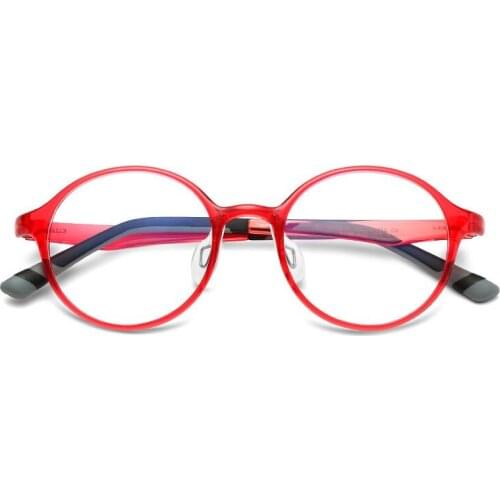 TR Silicone Round Kids Glasses Optical Spectacle Children Clear Lens Computer Goggles For Boys&Girls Eyewear Eyeglasses Flexible