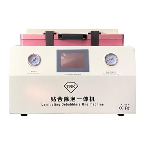 TBK-308A OCA Vacuum Laminating Remover BUbubblerMACHINE Integrated 2 in 1 touch screen repair machine 15 Inch