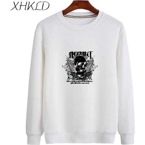 XHKLD Sweatshirts Women/men Causal Loose Pullover Coat Sportswear Top Autumn Thicken Harajuku Sudaderas Mujer Long Sleeve O-neck