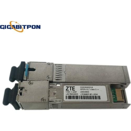 10pcsZTE LTE3680P-BC+2DM model GPON OLT Class C++SFP module ZTE C320 C300 OLT optical fiber transceiver module