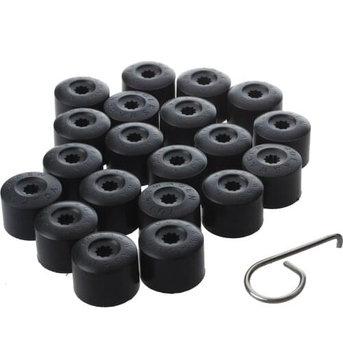 20Pcs Car Wheel Nut Auto Hub Screw Cover Protection Caps 17mm Wheel Nut Bolt Head Cover Cap For VW Golf MK4 Passat Audi