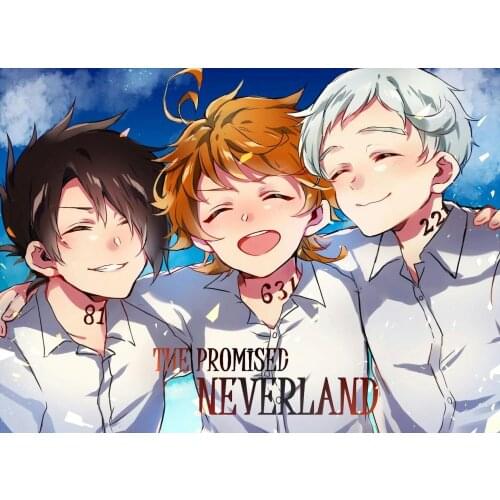 Xaviera 5D Diy Full Square Diamond Painting Anime Promise Neverland Cartoon Picture Rhinestone Embroidery Mosaic Cross Stitch