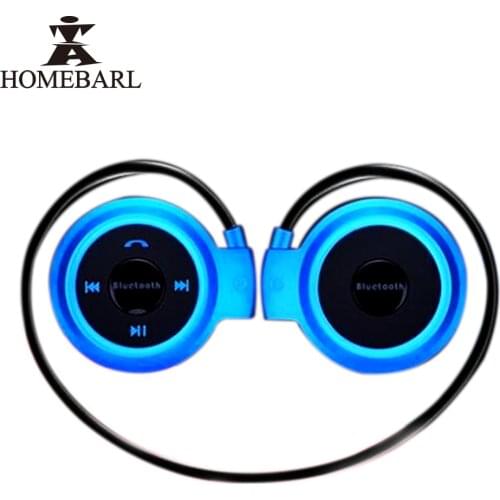 HOMEBARL Mini 503 Sport Music Bluetooth 4.0 Wireless Headphones Earphones Mini503 Max Support 32GB Micro SD TF Card FM Radio New