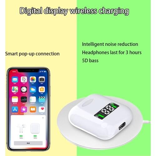 HSTNBVEO i99 Tws Wireless Earphone 5.0 TWS Wireless Headphone Power Display 6D Super Bass Headset With Microphone