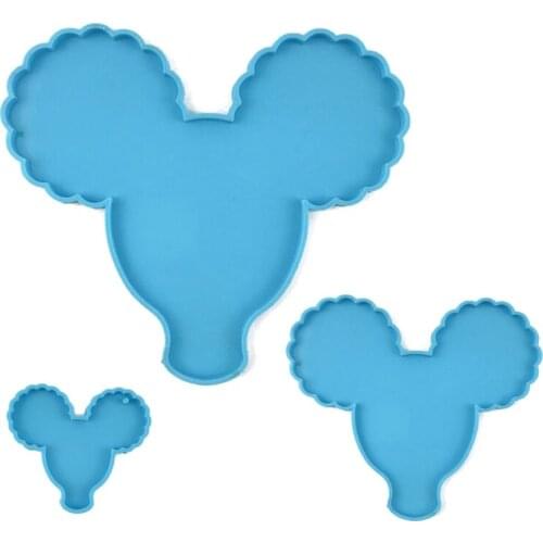 Human Head Silhouettes Coaster Epoxy Resin Mold Cup Mat Mug Pad Casting Silicone Mould DIY Crafts Jewelry Decorations Tools