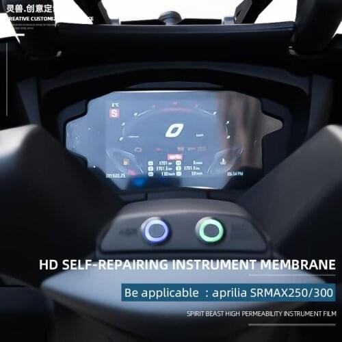 SPIRIT BEAST Motorcycle Speedometer Scratch TPU Protection Film Dashboard Screen Instrument Film For SRMAX 250 300