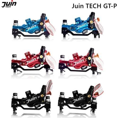 Juin TECH GT-P 4 Pistons Hybrid Hydraulic Road Disc Brake Caliper Ultralight Road Bike CX Gravel Dual Side Actuation Brake