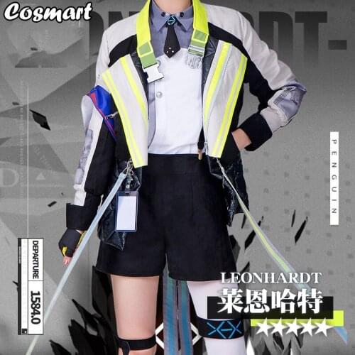 Game Arknights Leonhardt Uniform Suit Cosplay Costume Halloween Outfit For Women Men New 2020