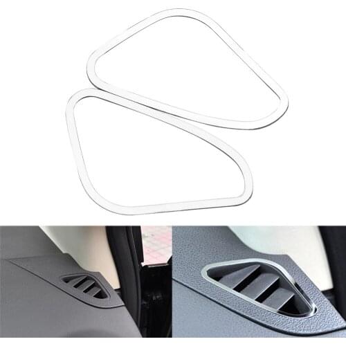 LEEPEE For Ford Focus 2 MK2 2005 2006 2007 2008 2009 2010 2012 2013 Decorative frame Car Air Conditioning Vent Trim Sticker