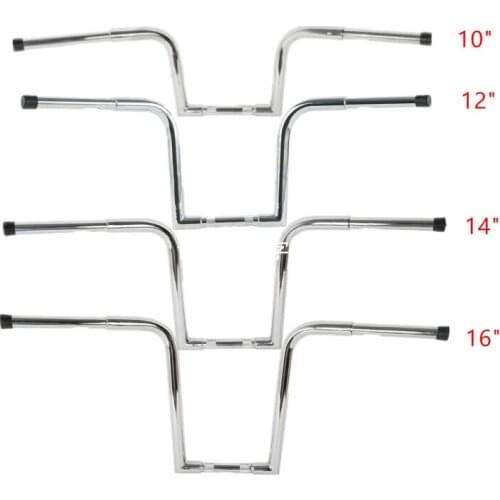 Motorcycle 1-1/4" Ape Hangers Bars FAT Handlebars For Harley Softail Sportster XL FLST