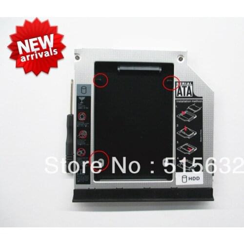 New improved version 2nd 9.5mm Hard Disk Caddy for Dell Latitude E6420 E6520 E6320 E6430 E6530 E6330