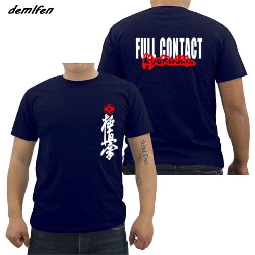 New Mas Oyama Full Contact Karate Kyokushin Kai Kan Japa Kanji Symbol T-shirt Men Short Sleeve O-neck T Shirt Hip Hop Tees Tops