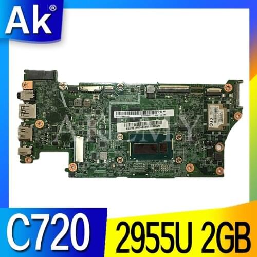 Original For Acer C720 laptop motherboard C720 2955U 2GB DA0ZHNMBAF0 NBSHE11004 tested good free shipping
