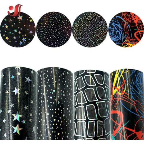 Roll 50cm*100cm Star Patterns TPU Heat Transfer Vinyl Iron On T-shirt HTV Printing for Silhouette Cameo DIY Craft